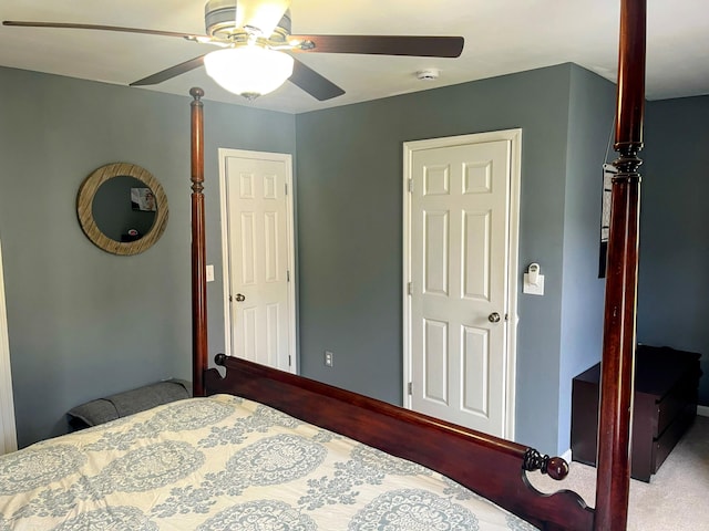 1418 Whispering Oak Trl, Mount Pleasant, SC 29466 - carpeted bedroom featuring ceiling fan and baseboards