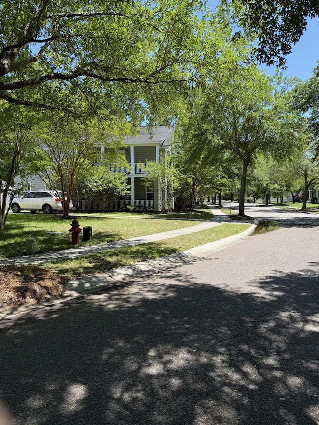 1418 Whispering Oak Trl, Mount Pleasant, SC 29466 - view of asphalt road with sidewalks