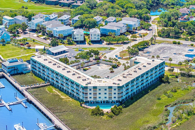 3701 Docksite Rd Unit 220, Edisto Island, SC 29438 - bird's eye view of a large body of water and a golf club