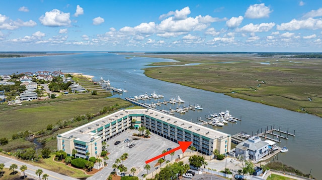 3701 Docksite Rd Unit 220, Edisto Island, SC 29438 - drone / aerial view of a nearby body of water