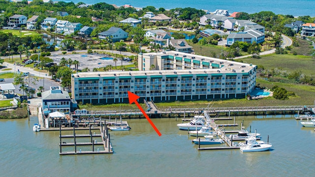 3701 Docksite Rd Unit 220, Edisto Island, SC 29438 - drone / aerial view of a large body of water
