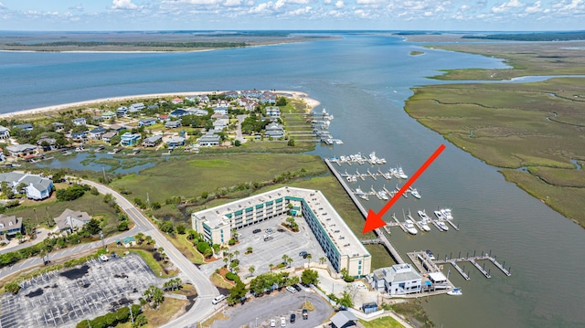 3701 Docksite Rd Unit 220, Edisto Island, SC 29438 - aerial view of property's location with a large body of water