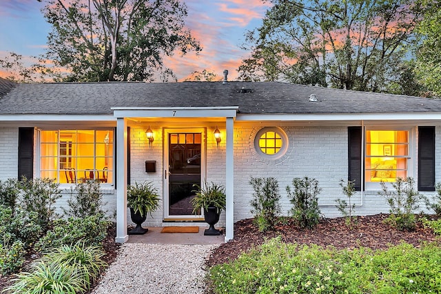 view of ranch-style house