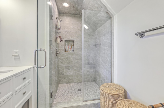 169 Jackson St, Charleston, SC 29403 - full bath with vanity and a stall shower