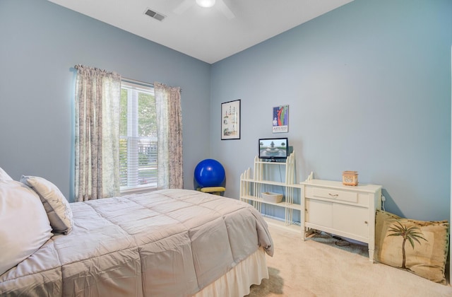 5406 E Crosland Ct, North Charleston, SC 29420 - bedroom featuring carpet flooring and a ceiling fan