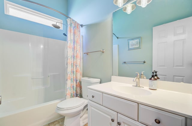 5406 E Crosland Ct, North Charleston, SC 29420 - full bath featuring vanity and shower / bath combo with shower curtain