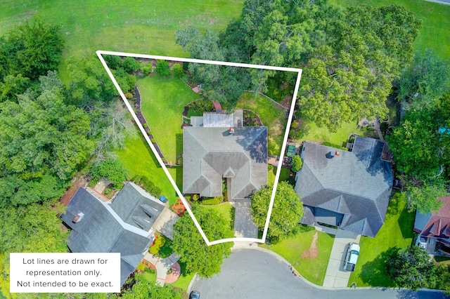 5406 E Crosland Ct, North Charleston, SC 29420 - aerial overview of property's location featuring property boundaries highlighted