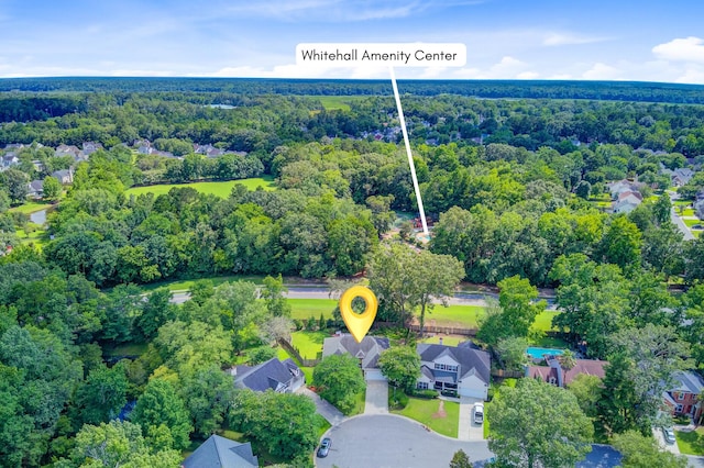 5406 E Crosland Ct, North Charleston, SC 29420 - aerial perspective of suburban area featuring a forest