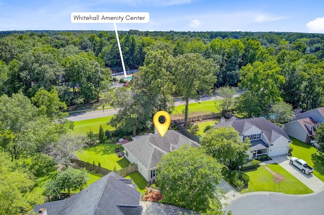 5406 E Crosland Ct, North Charleston, SC 29420 - aerial perspective of suburban area featuring a forest
