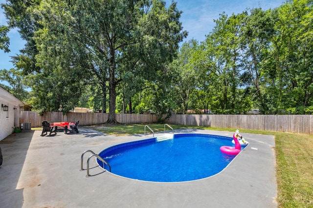 8767 Auburn Dr, North Charleston, SC 29406 - view of pool with a patio area and a fenced backyard