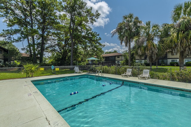 view of pool