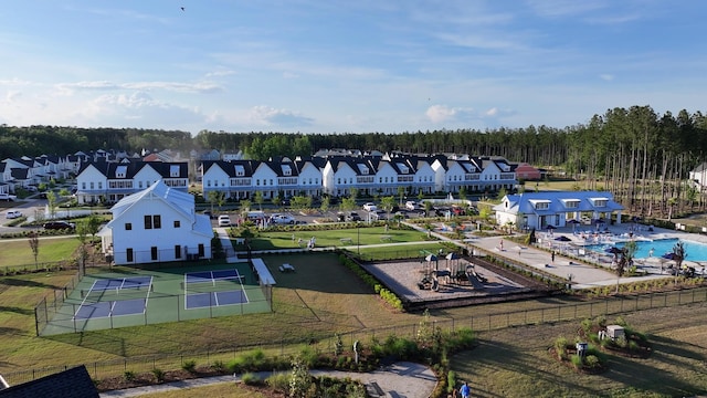 1219 Homecoming Blvd Unit Cc1-27, Ravenel, SC 29470 - aerial perspective of suburban area with a pool