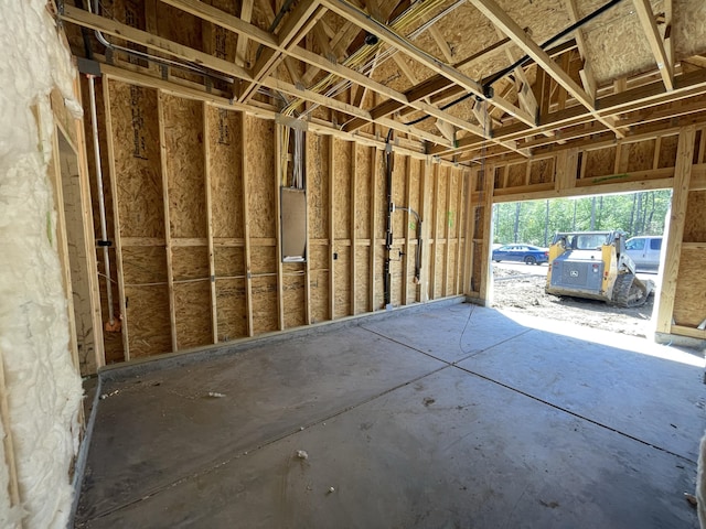 misc room featuring a garage