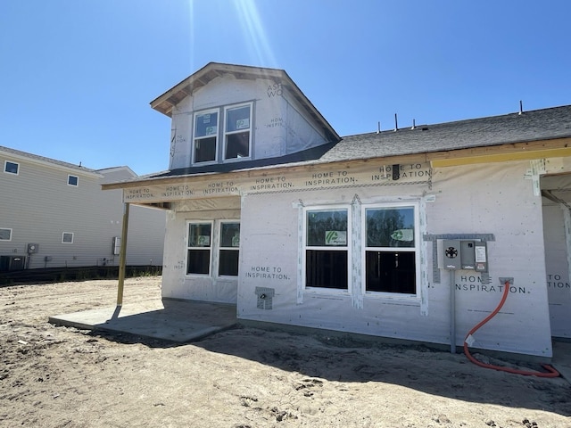 rear view of house featuring a patio