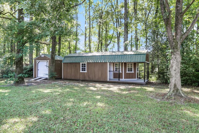 view of outbuilding with an outdoor structure