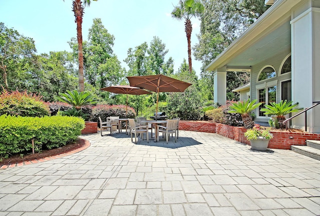 view of patio