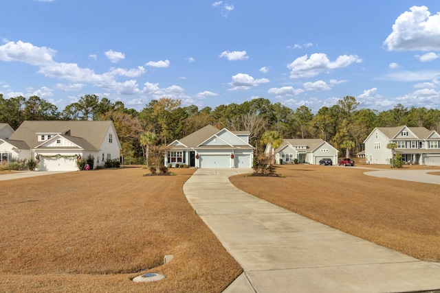 view of front of house with a front yard