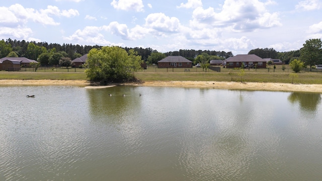 water view with fence