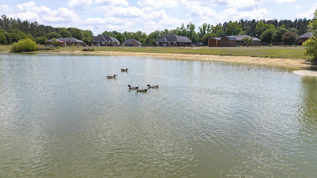 view of water feature