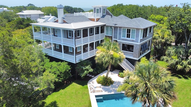 932 Middle St, Sullivans Island, SC 29482 - aerial view of property and surrounding area