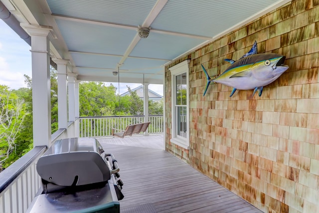 932 Middle St, Sullivans Island, SC 29482 - deck featuring area for grilling