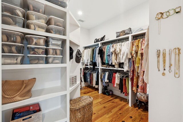 1809 Rushland Grove Ln, Johns Island, SC 29455 - spacious closet with wood finished floors