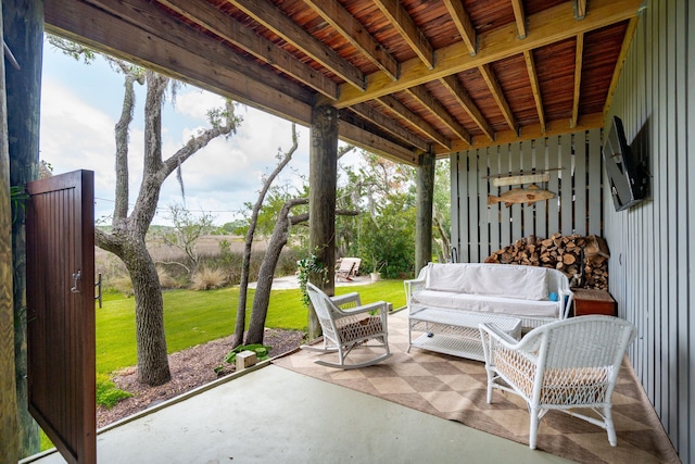 1809 Rushland Grove Ln, Johns Island, SC 29455 - view of patio featuring outdoor lounge area
