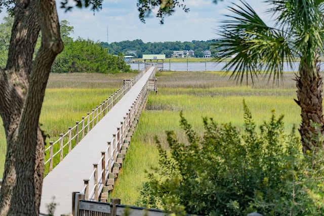 1809 Rushland Grove Ln, Johns Island, SC 29455 - view of yard with a water view