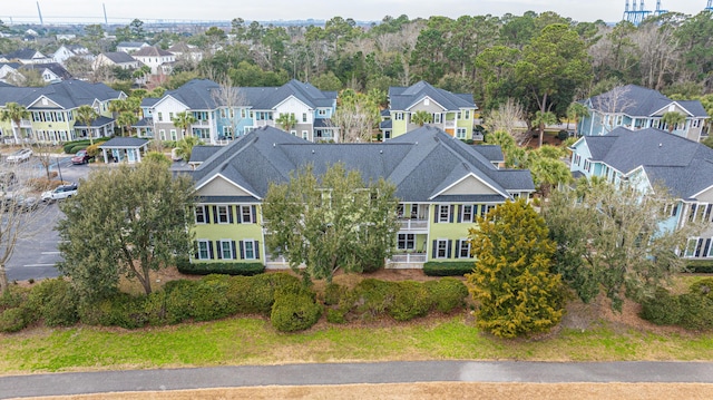 bird's eye view featuring a residential view