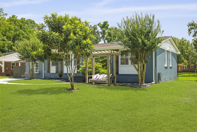 2605 Mona Ave, Charleston, SC 29414 - view of front of house with a pergola and brick siding