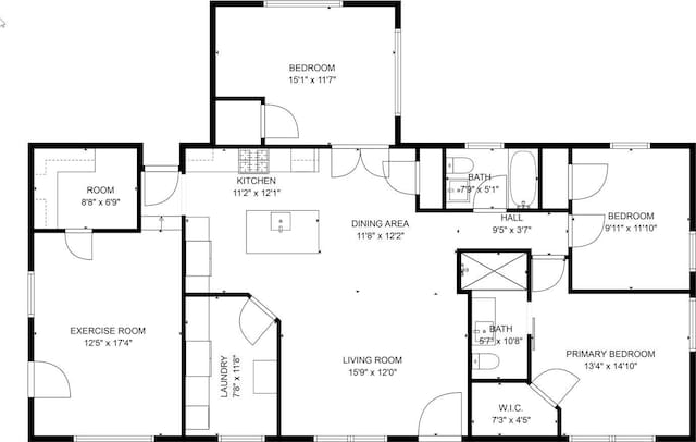 2605 Mona Ave, Charleston, SC 29414 - room layout