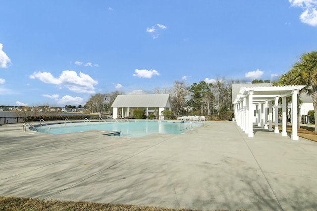 community pool featuring a patio