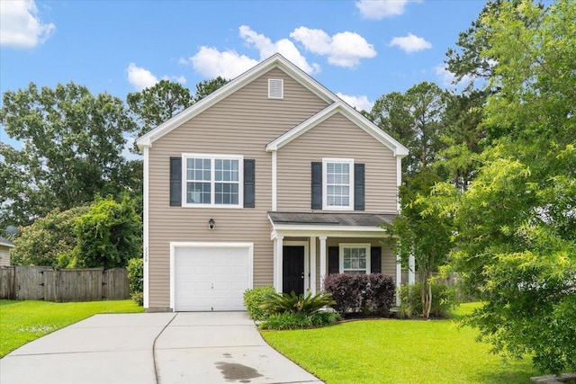 1170 Deerberry Rd, Hanahan, SC 29410 - traditional-style home with driveway, an attached garage, and a porch