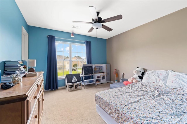 1170 Deerberry Rd, Hanahan, SC 29410 - bedroom featuring light colored carpet and ceiling fan