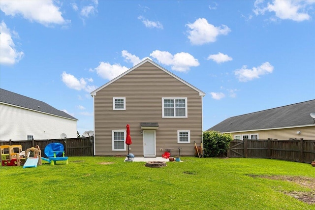 1170 Deerberry Rd, Hanahan, SC 29410 - back of house with an outdoor fire pit