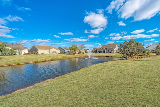 water view with a residential view