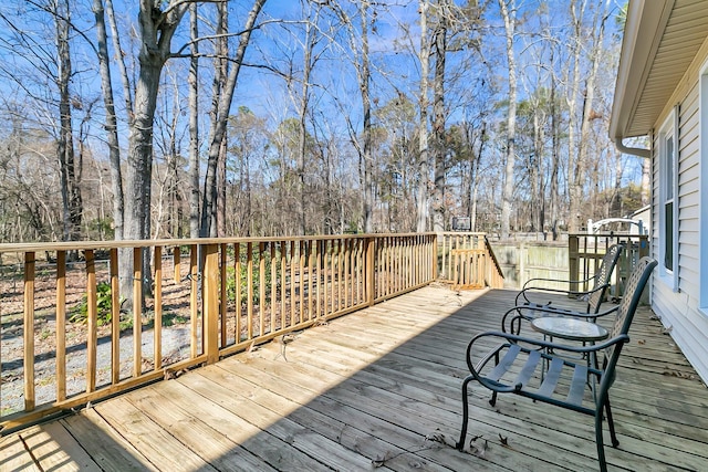 view of deck