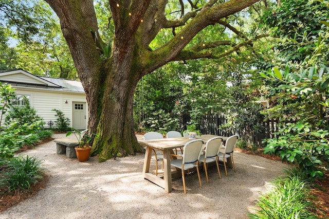 509 Klein St, Mount Pleasant, SC 29464 - view of patio / terrace featuring outdoor dining space and an outdoor structure