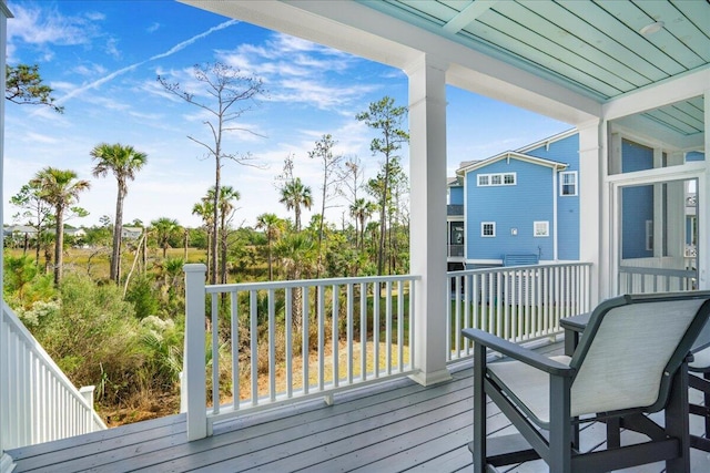 view of deck