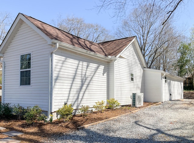 6 Littlefield St, Inman, SC 29349 - view of property exterior with ac unit and a shingled roof