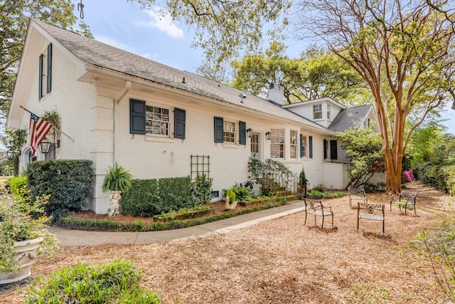 view of back of property