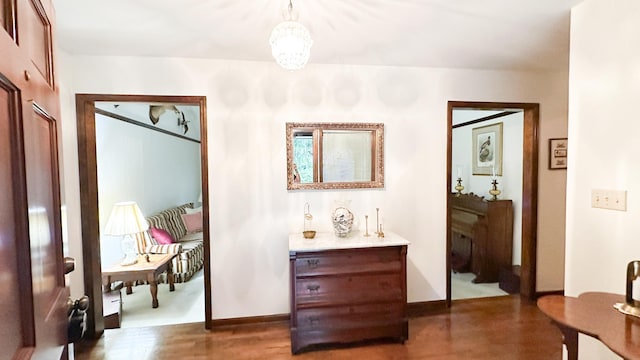 1807 Perch Rd, Moncks Corner, SC 29461 - hallway featuring wood finished floors