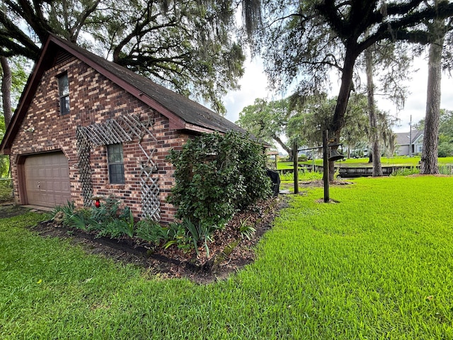 1807 Perch Rd, Moncks Corner, SC 29461 - view of property exterior featuring brick siding and a lawn
