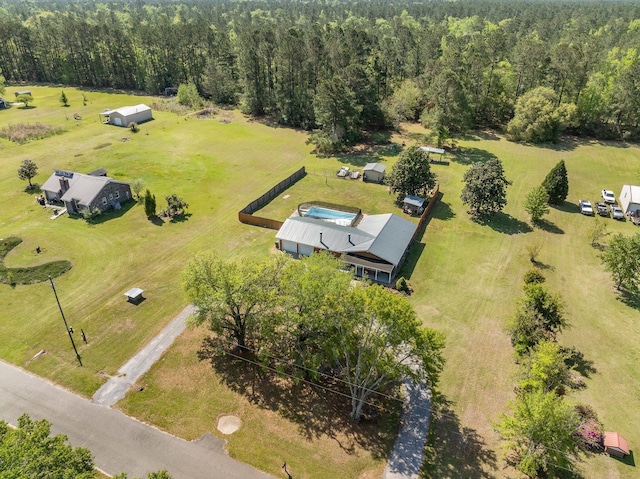 208 Mini Farm Rd, Bonneau, SC 29431 - birds eye view of property featuring a rural view and a view of trees