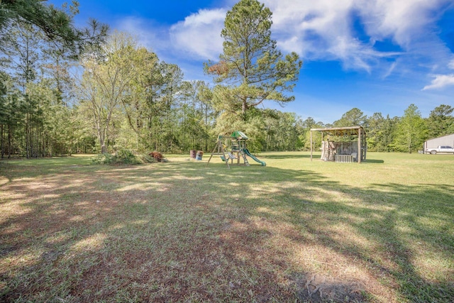 208 Mini Farm Rd, Bonneau, SC 29431 - view of yard with a playground