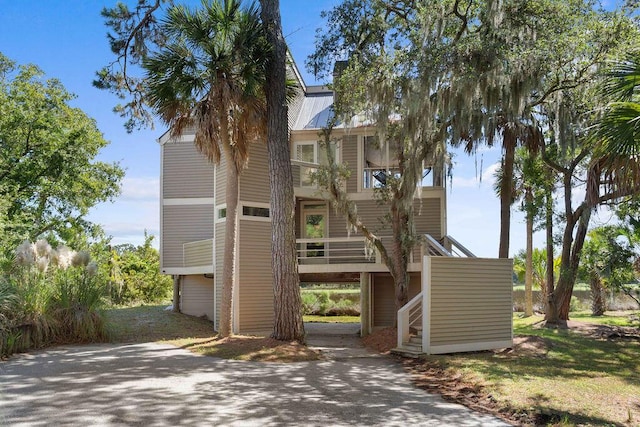 2473 High Hammock Rd, Seabrook Island, SC 29455 - view of building exterior featuring stairway