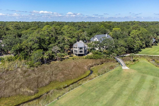 2473 High Hammock Rd, Seabrook Island, SC 29455 - aerial view of a forest and a local golf course