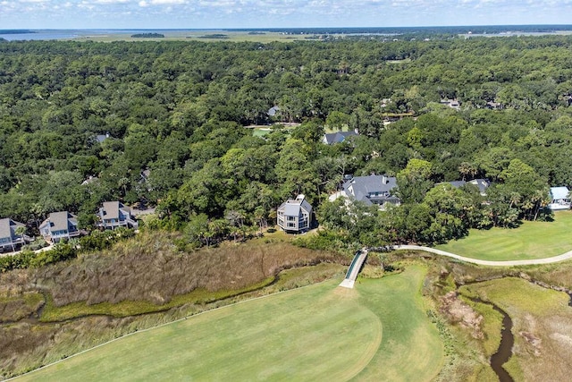 2473 High Hammock Rd, Seabrook Island, SC 29455 - aerial view of property's location featuring a golf club and a forest