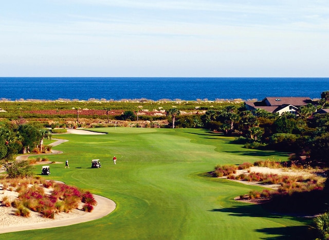 view of property's community featuring a water view