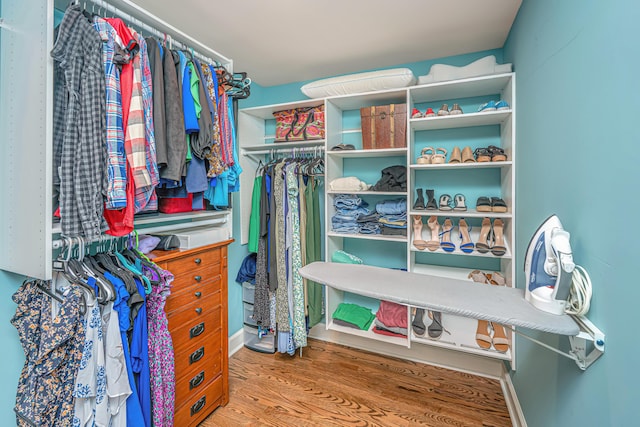 762 Swanson Ave, Charleston, SC 29412 - walk in closet featuring wood finished floors